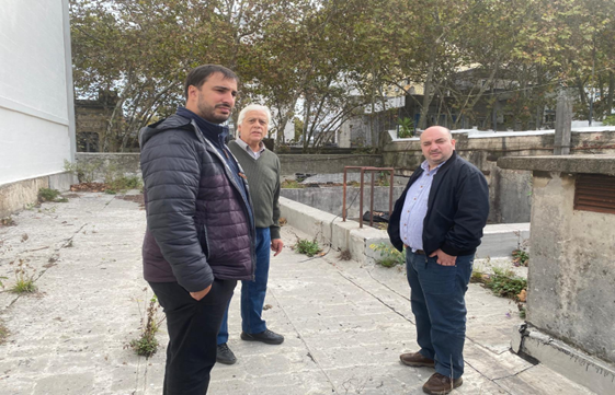 Visita de asesores de la Ministra de Defensa